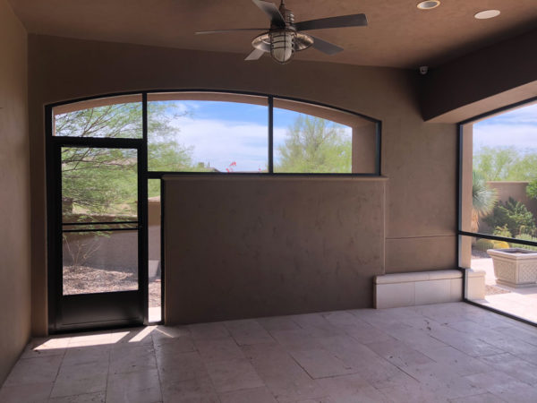 Patio Enclosure with Arches