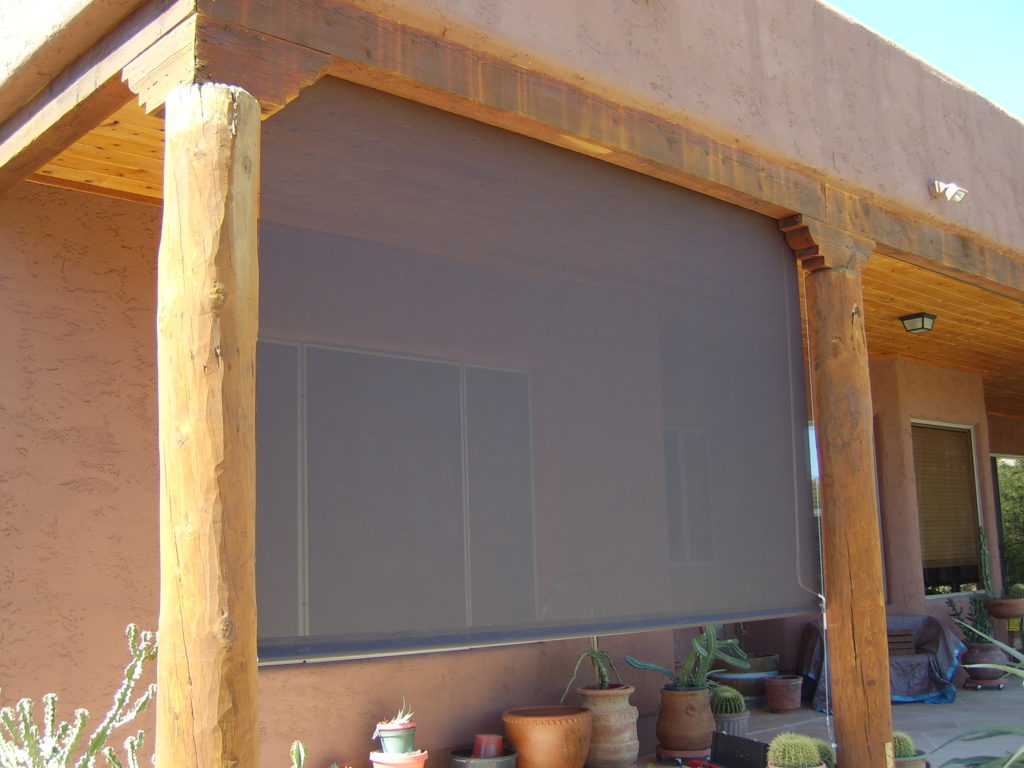 Patio Roll Up Shade Arizona Sun Screen