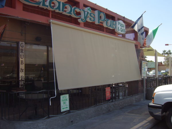 Patio Roll-Up Screen